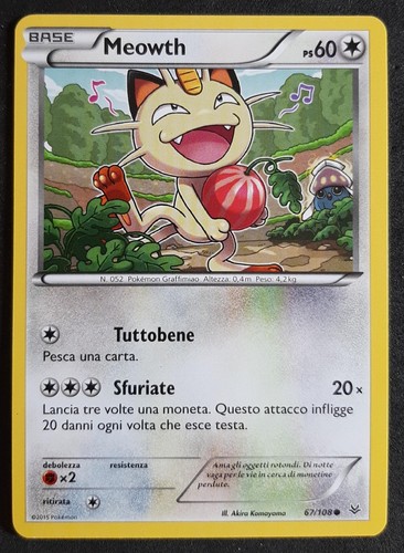 Meowth 108 in italiano - 67/108,
