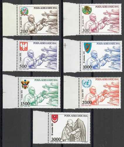 Vaticano posta aerea - aerea, 1980