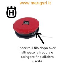 TESTINA DECESPUGLIATORE W5 BATTI VAI Husqvarna 12 x1,75F carica senza aprire