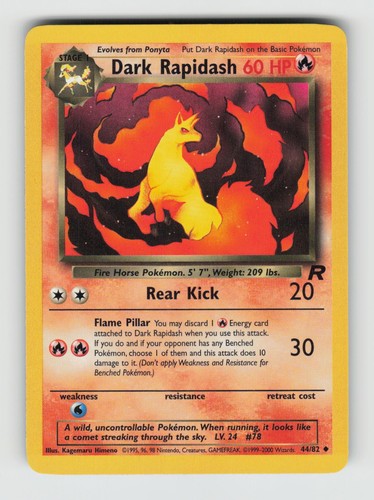 Dark rapidash team - rapidash,