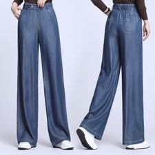 Jeans Ampi Da Donna Con Vita