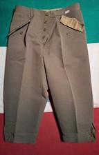 Militaria Pantaloni Corti Alla Zuava Alpini Anni 70 Esercito Italiano