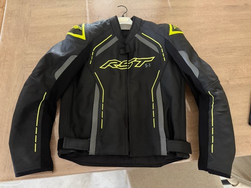 Giacca moto rst pelle - giacca,