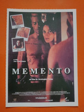 MEMENTO - 2000 MINI LOCANDINA CIAK DA COLLEZIONE FILM CINEMA