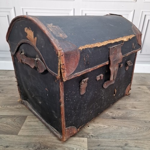 Antico baule viaggio tela - viaggio,