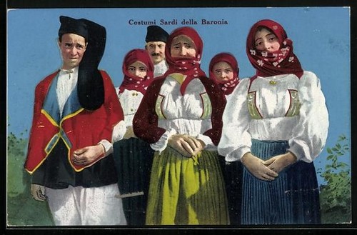 Sardegna costumi sardi della - costumi,