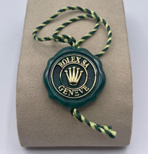 Rolex tag sigillo seal ceralacca verde green " Superlative Certified " originale