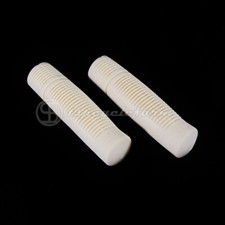 coppia manopole manubrio bici bicicletta graziella olanda cruiser custom crema