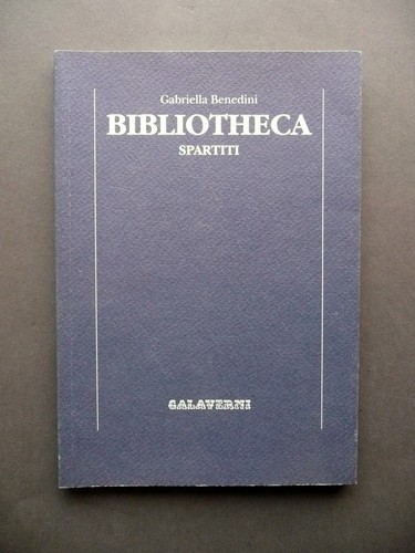 Gabriella benedini bibliotheca - benedini,