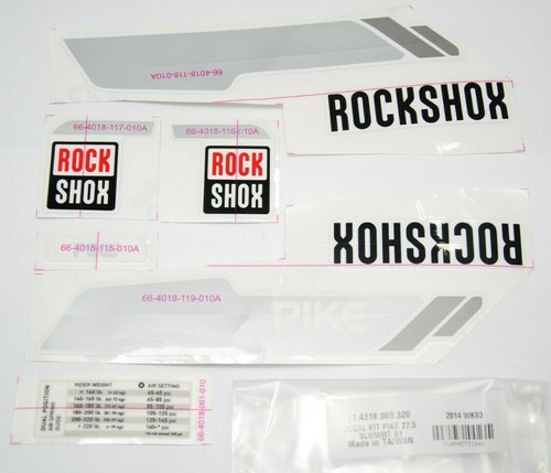 Kit adesivi forcella rock shox - adesivi,