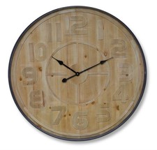 Orologio da parete in legno