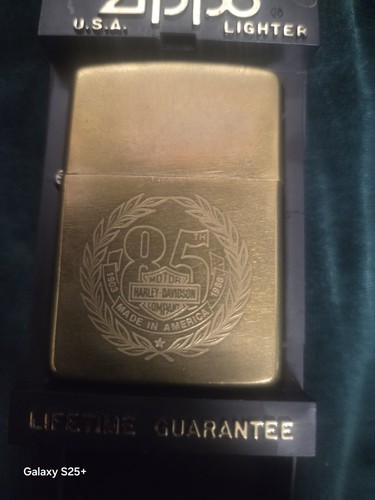 Vintage brass zippo lighter - zippo,