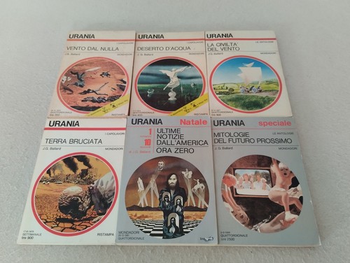 Lotto libri urania - 6, j.g