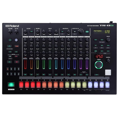 Roland drum machine - tr-8s, drum-machine