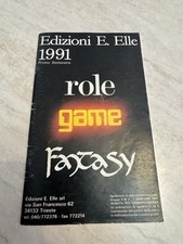 CATALOGO LIBRO GAME FANTASY EDIZIONI E. ELLE 1991 ROLLE GAME DA COLLEZIONE