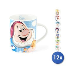 12x Tazze Mug In Porcellana
