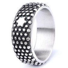 Anello uomo acciaio - anello, stile