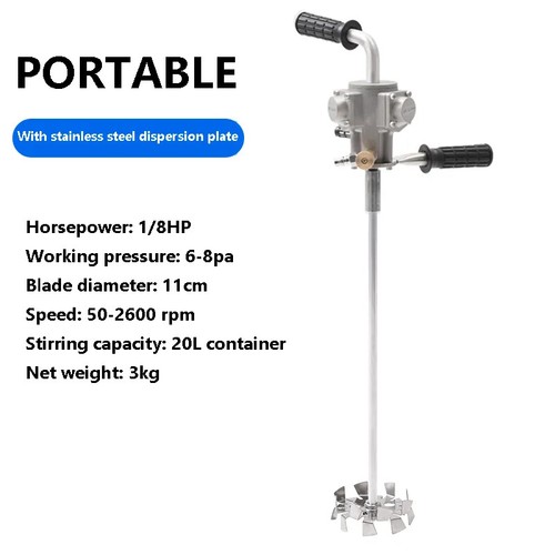 Miscelatore pneumatico 20l - miscelatore,