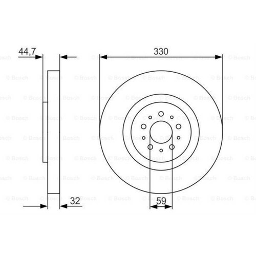 Bosch dischi freno anteriori - bosch,
