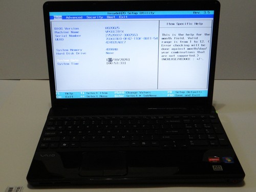 Sony vaio vpcee31fx - sony,