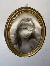 Jolie Tableau Ovale Peinture