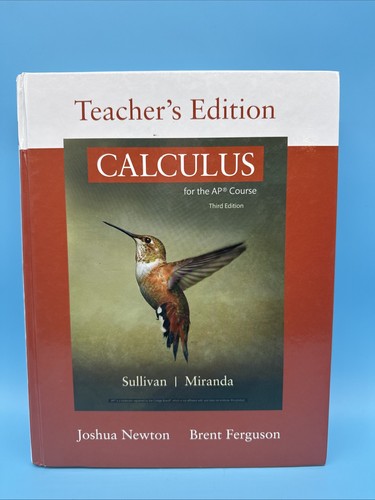 Teacher edition calculus - teacher’s,