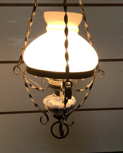 Lampadario ferro ceramica - ferro,