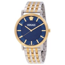 Orologio Donna Versace Greca Slim Quarzo Quadrante Blu VE8Q00424
