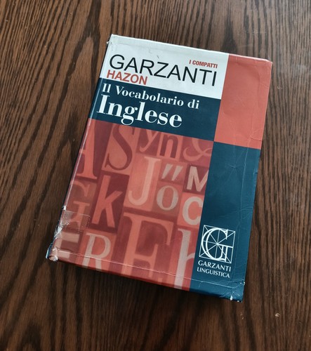 Vocabolario inglese garzanti - vocabolario,