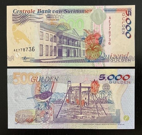 Suriname 5000 fiorini 1999 - , unc