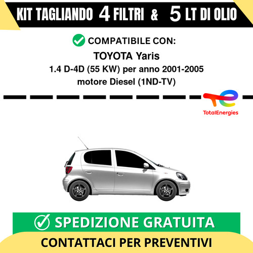 Tagliando per toyota yaris - toyota,