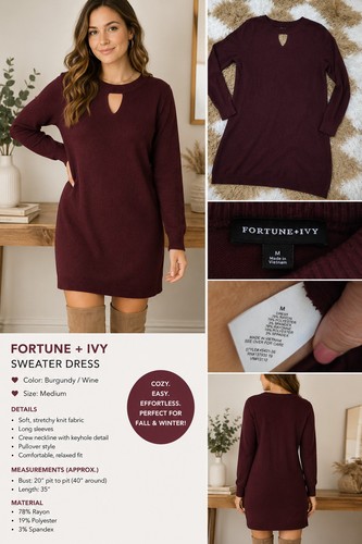 Abito maglione donna fortune - fortune, +
