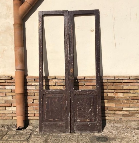 Antica porta finestra vetrata