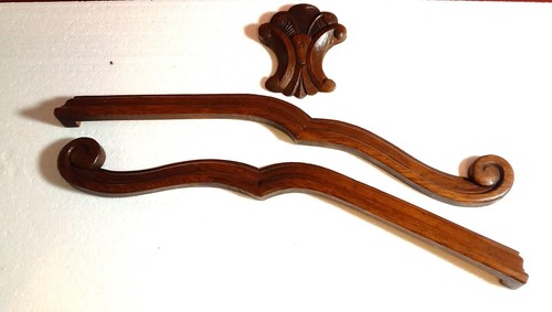 Antico frontone legno - , rovere