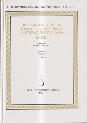 Bibliografia generale della