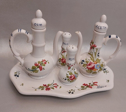 1950 set oliera - oliera, ceramica