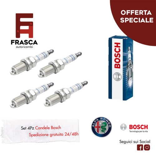 Candele bosch alfa romeo - candele, 156