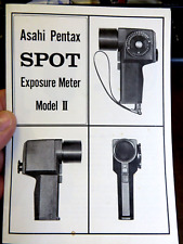 ASAHI PENTAX - SPOT EXPOSURE METER MODEL II - LINGUA INGLESE -