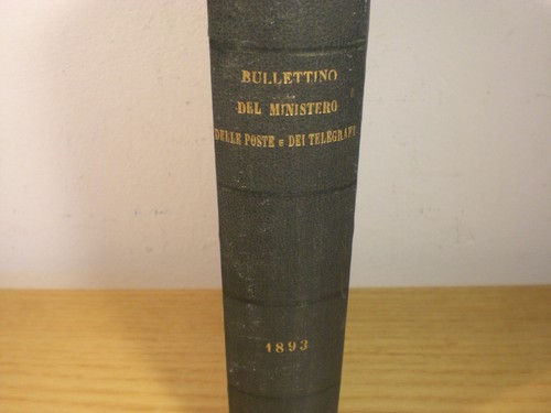 Libro bollettino telegrafo - bollettino,