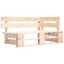 vidaXL Panca Angolare da Giardino su Pallet in Legno