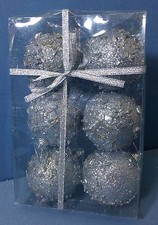 PALLINE NATALE PALLE ARGENTO