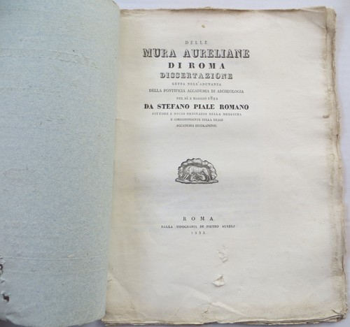 1833 stefano piale - 1833, mura