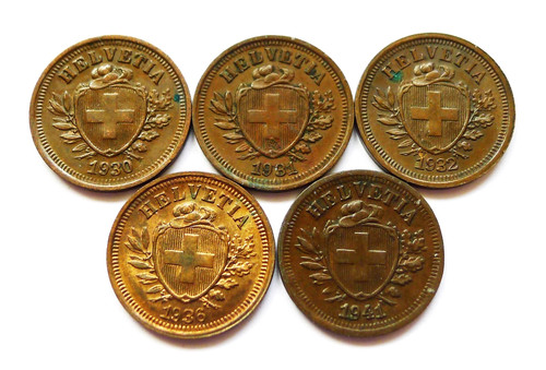 Svizzera rappen date - svizzera, 5,