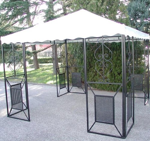 Gazebo ferro battuto - gazebo,