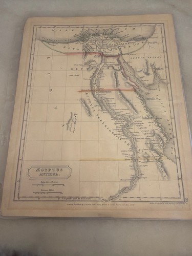 Antica mappa 1829 - antica,