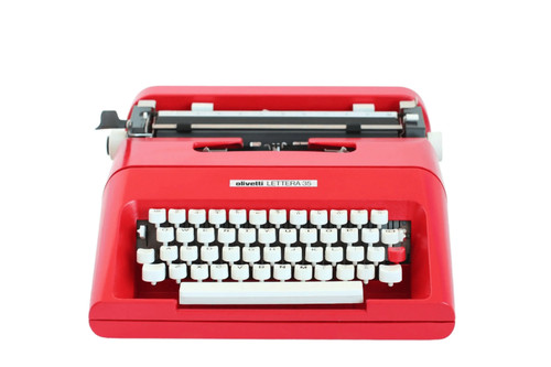 Olivetti lettera red - 35,