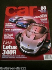 CAR MAGAZINE - NEW LOTUS 340R