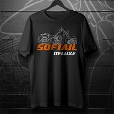 Per fan Harley Softail Deluxe FLSTN e FLSTNI 2005-20 - T-shirt moto