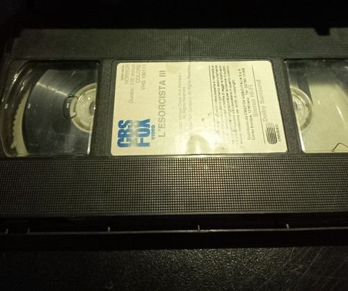 Vhs esorcista iii - vhs,