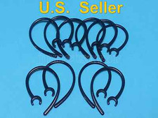 10 ganci auricolari neri per